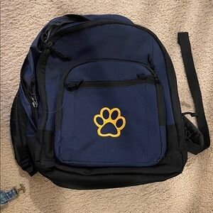 Port Authority Navy and Black Backpack